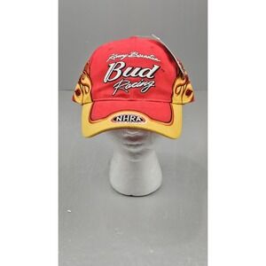 VTG 2002 KENNY BERNSTEIN BUD RACING Hat Forever Red Tour Racing Baseball Cap NWT